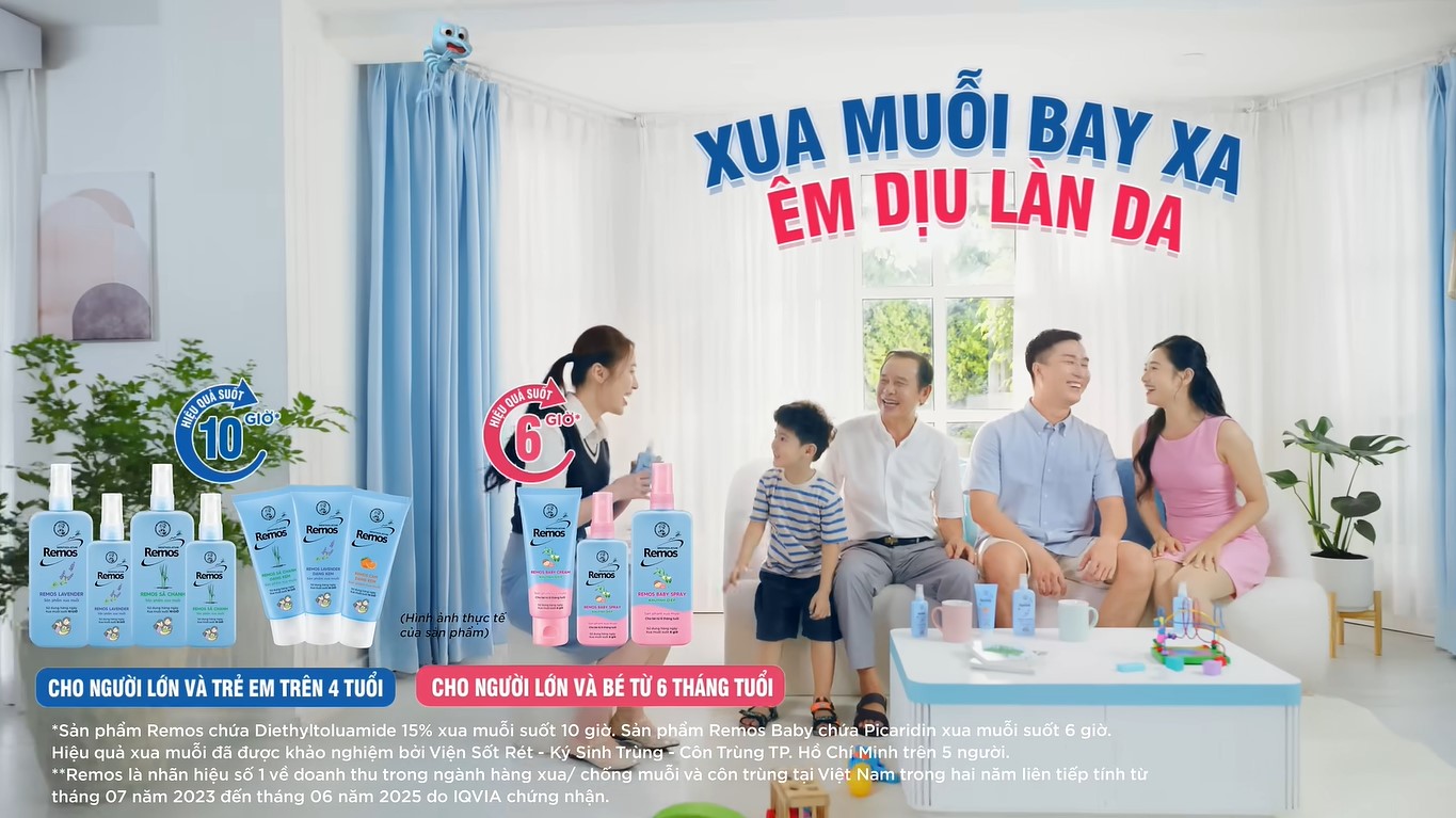 REMOS NHÃN HIỆU XUA MUỖI SỐ 1 VIỆT NAM